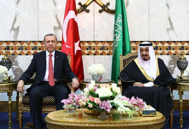 الرئيس التركي والملك السعودي