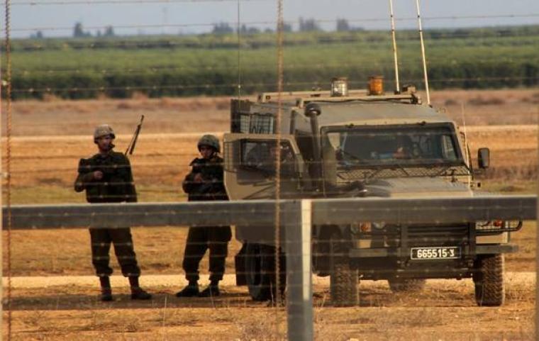 السياج الفاصل على حدود قطاع غزة