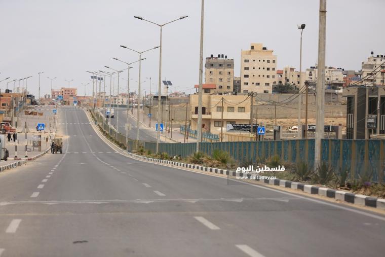 شوارع غزة خالية (6).JPG