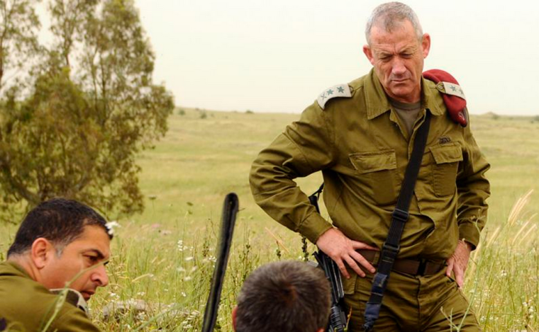 رئيس اركان جيش الاحتلال الإسرائيلي سابقاً بيني غانتس