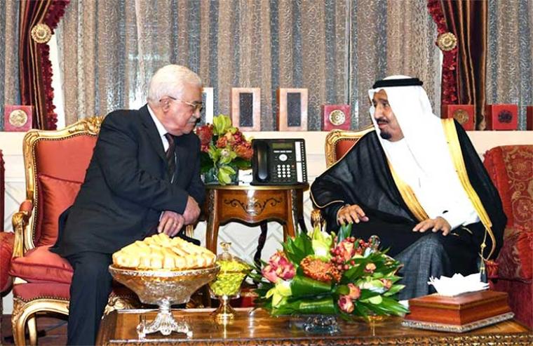 عباس وملك السعودية