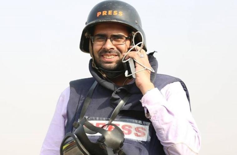 الصحفي جهاد بركات المعتقل لدى الأمن الوقائي في الضفة