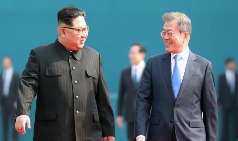 زعيما الكوريتين