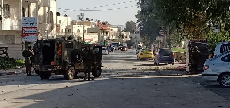 مواجهات على مدخل ترمسعيا 