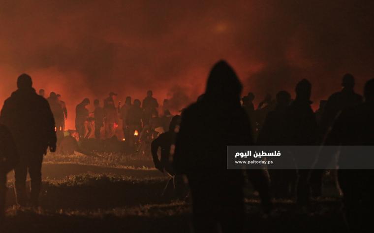 الإرباك الليلي على حدود قطاع غزة (2)