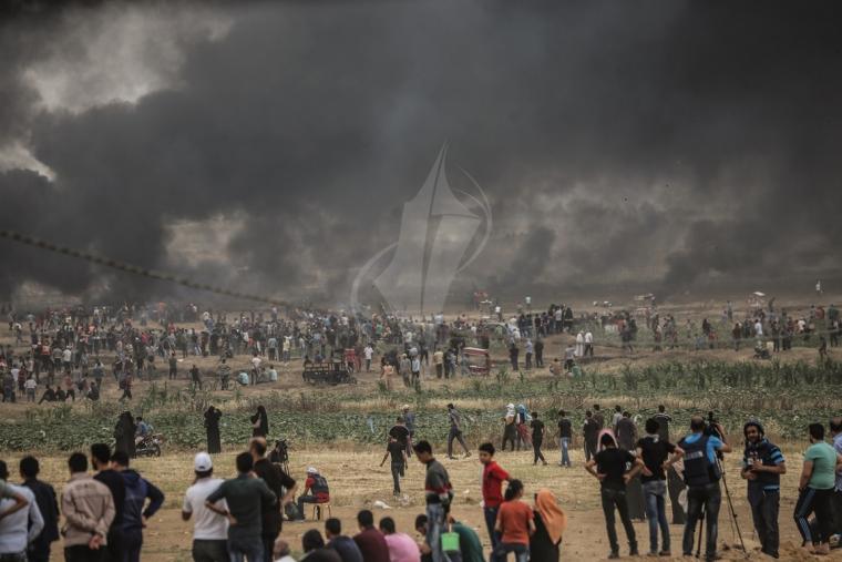 مواجهات جمعة عمال فلسطين