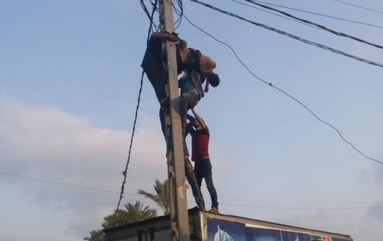 كهرباء غزة تحذر من خطورة التعديات على الشبكات