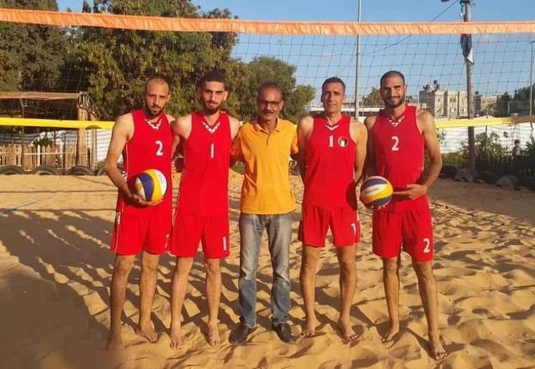 منتخب كرة الطائرة الشاطئية الفلسطيني