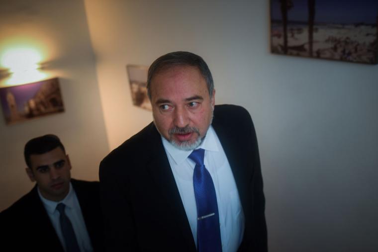 أفيغدور ليبرمان رئيس حزب "يسرائيل بيتنا"