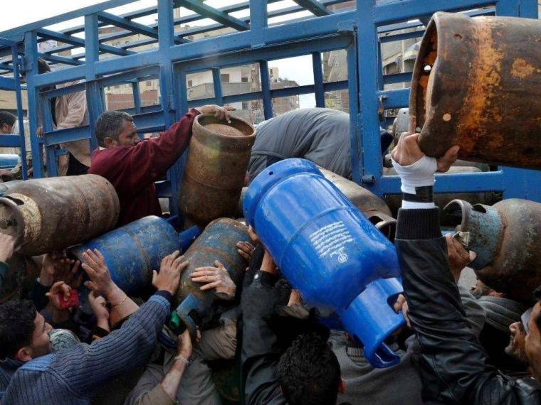 ازمة الغاز في مصر