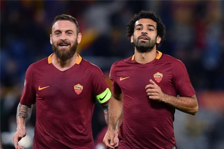 النجم محمد صلاح وأسطورة روما دي روسي