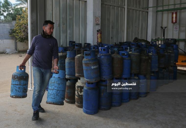 أزمة الغاز في قطاع غزة رغم الحديث عن إدخاله (15).JPG