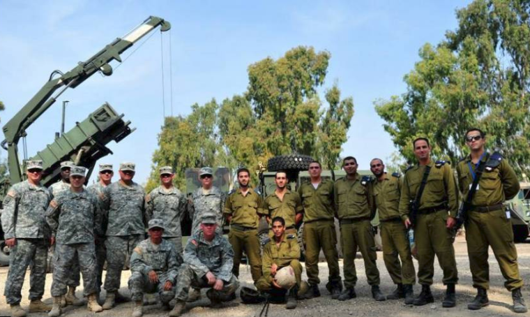 الجيش الامريكي والجيش الإسرائيلي