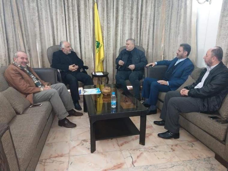 الجهاد الاسلامي تلتقي حزب الله