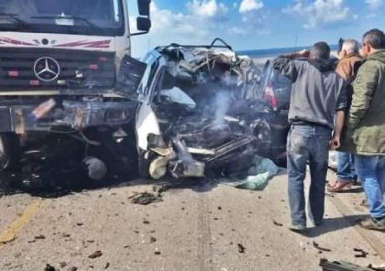 مصرع 6 اشخاص في حادث مروع في مصر