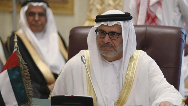 وزير الدولة للشؤون الخارجية الإماراتي أنور قرقاش