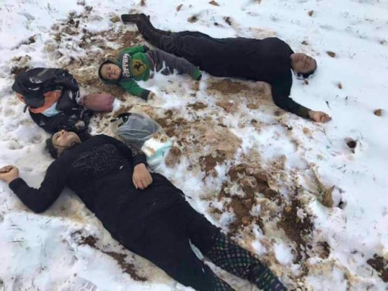 وفاة سورين تجمدوا على حدود لبنان