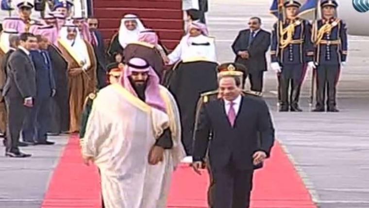 ولي العهد السعودي يصل القاهرة