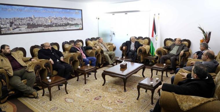 لقاء بين حماس والجبهة الديمقراطية