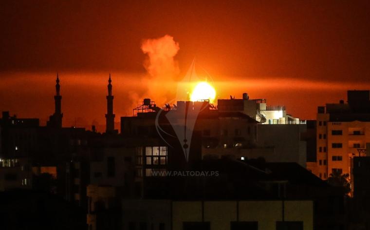 عام 2018 غارات إسرائيلية تواصلت على قطاع غزة وصواريخ المقاومة تدك مستوطنات العد, (21).JPG