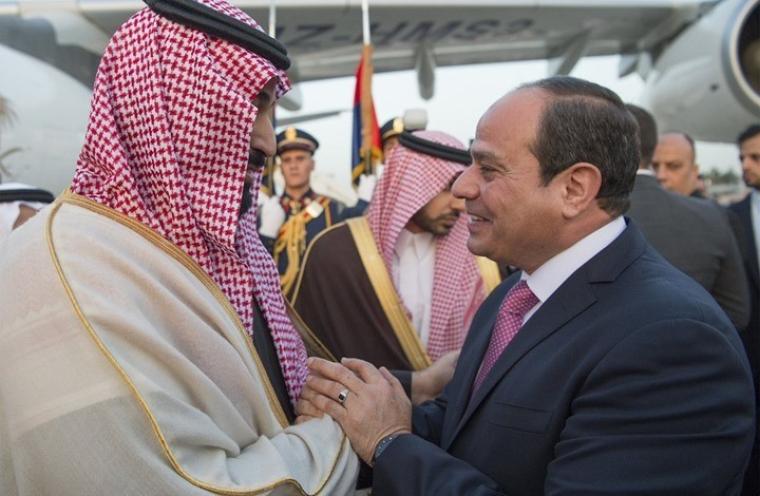 الرئيس المصري عبد الفتاح السيسي وولي العهد السعودي محمد بن سلمان