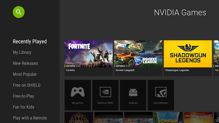 برنامج nvidia games للاندرويد اخر اصدار