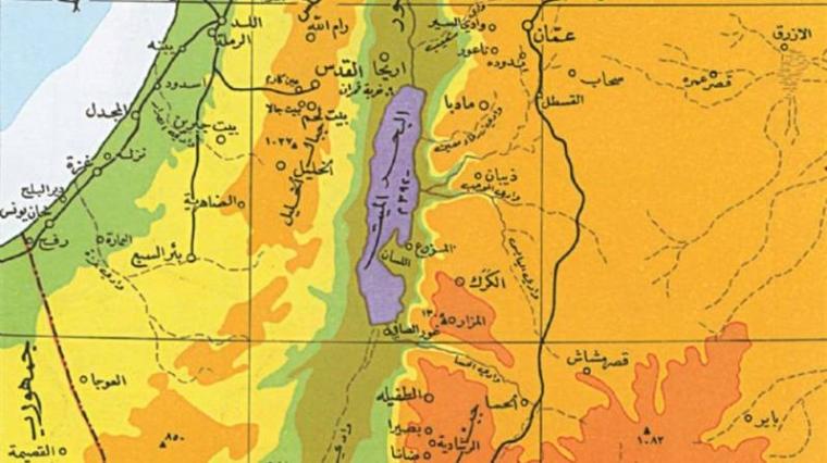 خريطة فلسطين