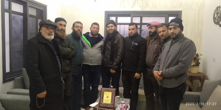 صورة خلال الزيارة