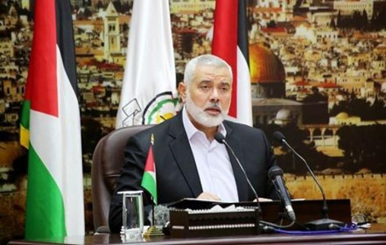 اسماعيل هنية رئيس المكتب السياسي لحركة حماس