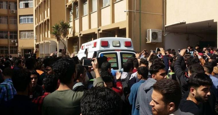 اعتصام جامعة الازهر