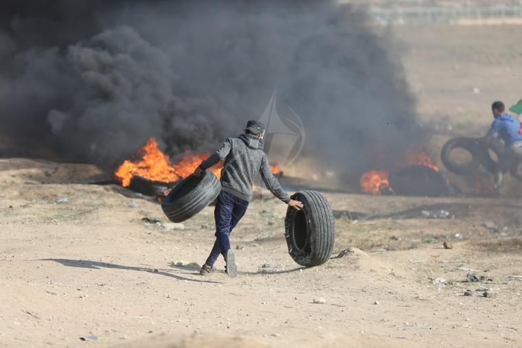 مواجهات شرق غزة