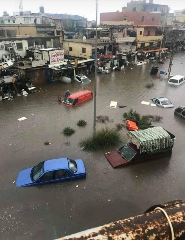 غرق مياه في لبنان