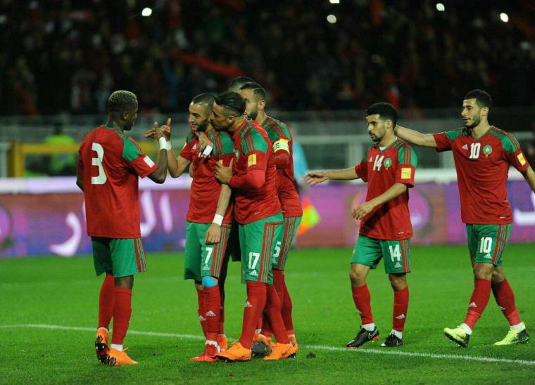 لاعبي اتلمنتخب المغربي