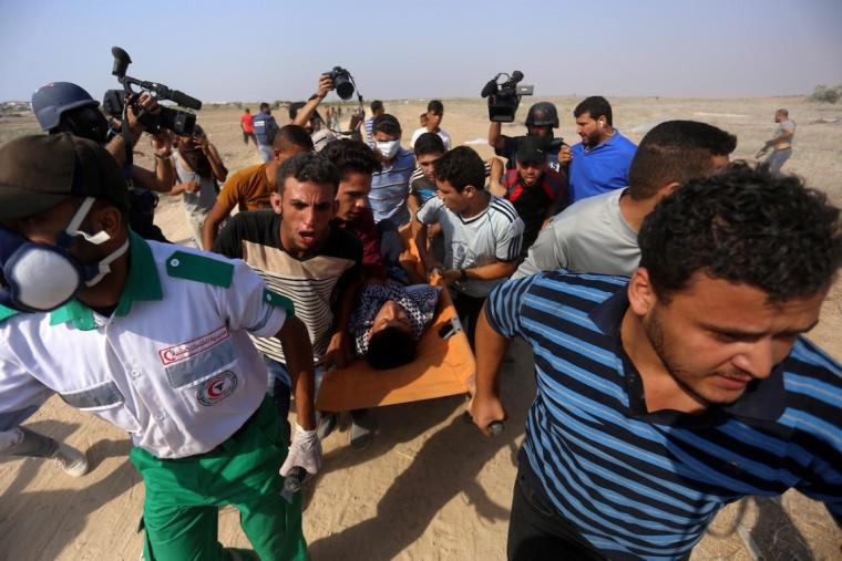 اصابة على حدود قطاع غزة