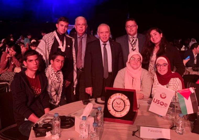 فلسطين عضو دائمة في أولمبياد العلوم العالمي بعد تحقيق هذا الانجاز