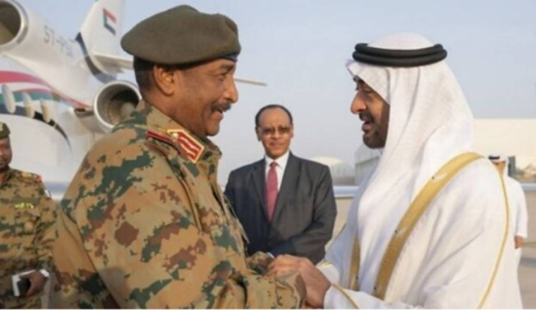محمد بن زايد وعبد الفتاح البرهان