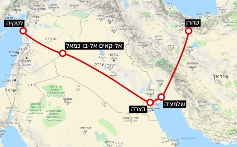 مسار ايران لبناء سكك حديدية وصولاً لسوريا