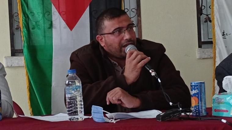 الموجه العام للرابطة الإسلامية الإطار الطلابي لحركة الجهاد الإسلامي في فلسطين الأستاذ سامي البسيوني