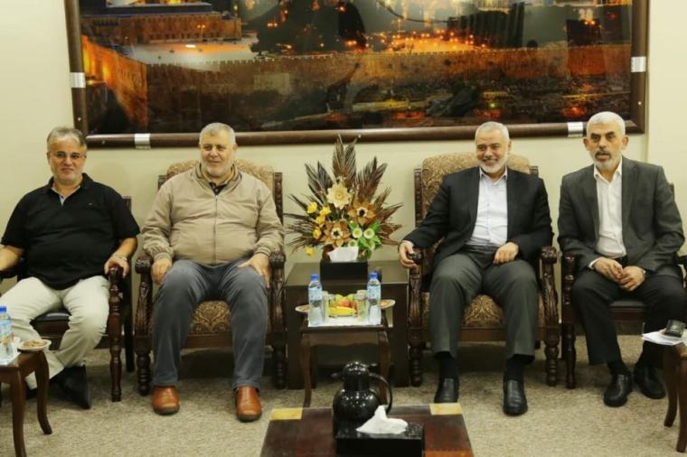اجتماع هنية بالفصائل
