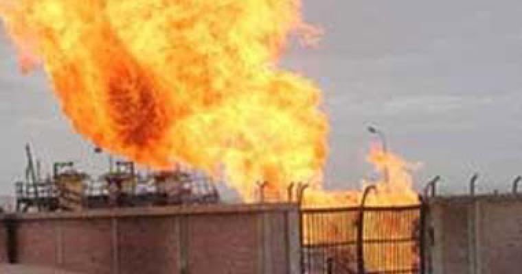 خط الغاز الذي جرى تفجيره اكثر من نسع مرات في سيناء