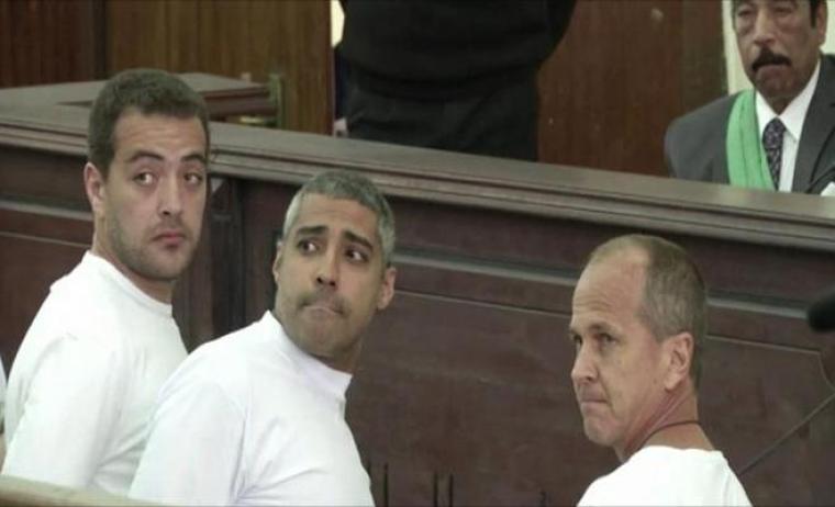 صحافيو الجزيرة المعتقلون في مصر