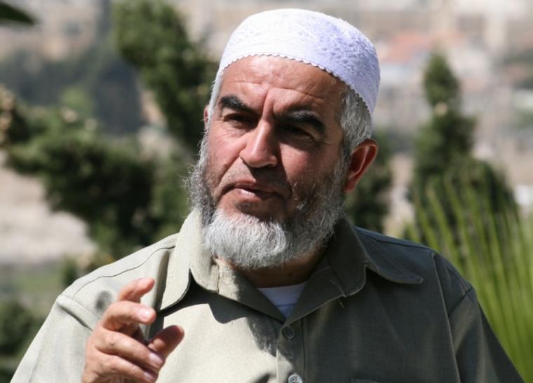 رئيس الحركة الاسلامية في الأراضي المحتلة الشيخ رائد صلاح