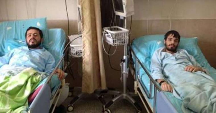 الاسيران المضربان عن الطعام أبو فارة وشديد
