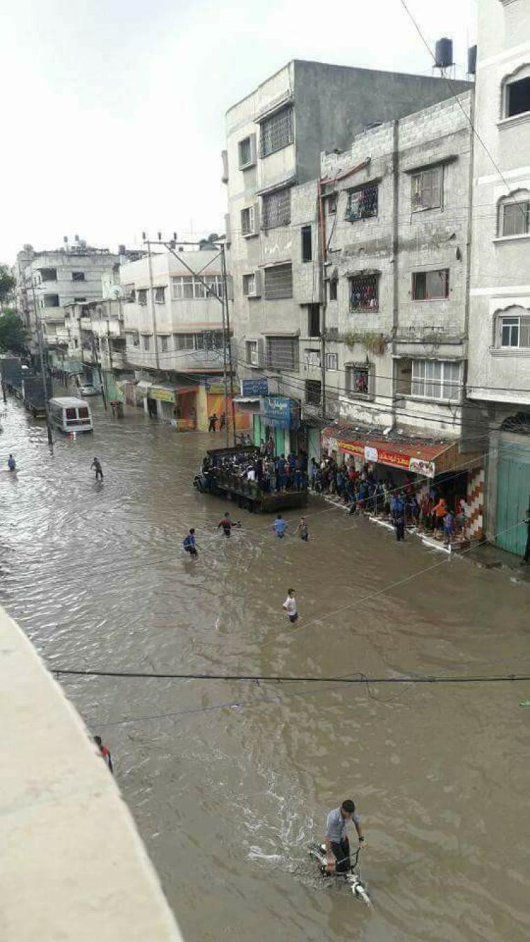 أمطار اليوم على قطاع غزة 