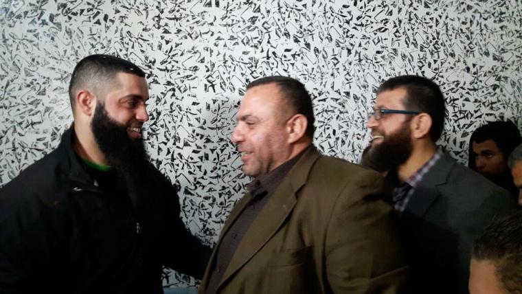 الجهاد الإسلامي تشارك في استقبال المحرر فراس أبو الرب