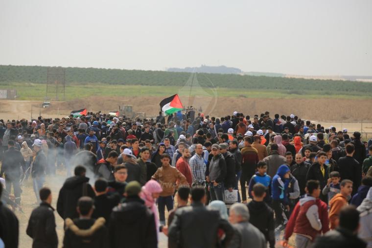 مسيرة العودة شرق غزة 