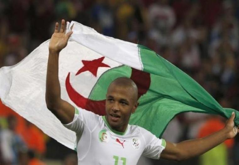 ياسين براهيمي نجم منتخب الجزائر 