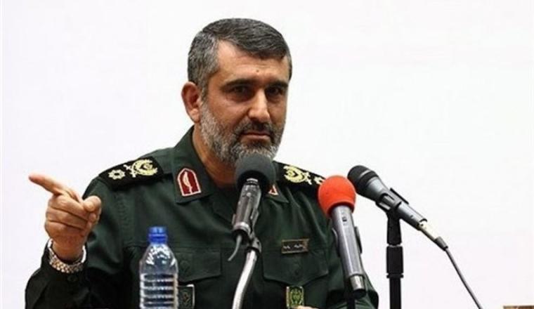 قائد قوات الجو –فضاء التابعة للحرس الثوري العميد امير علي حاجي زادة