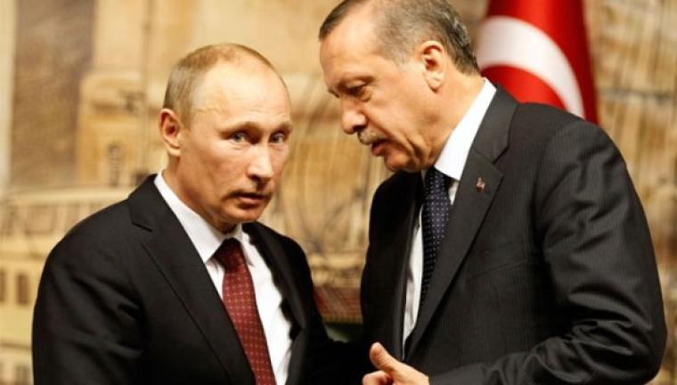 الرئيس التركي رجب أردوغان والرئيس الروسي فلاديمير بوتن