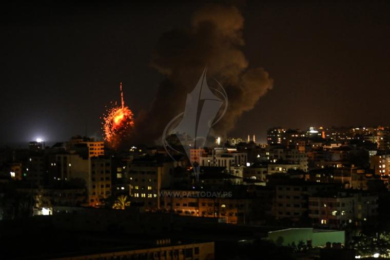 عام 2018 غارات إسرائيلية تواصلت على قطاع غزة وصواريخ المقاومة تدك مستوطنات العد, (18).JPG
